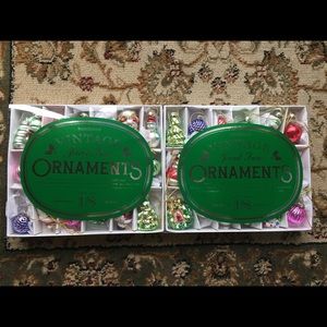 Vintage jewel tone Christmas ornaments